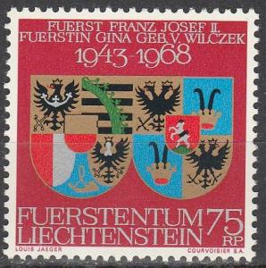 Liechtenstein #446  MNH   (S8758)