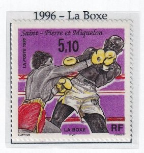 SPM ,  St. Pierre et Miquelon 1996 - Boxing - MNH single   # 624