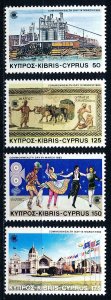 Cyprus #591-594  Set of 4 MNH