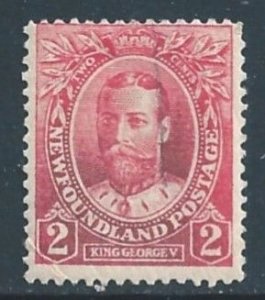 Newfoundland #105 NH 2c George V