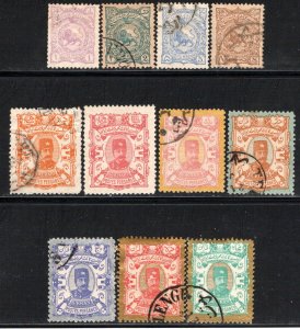 Iran/Persia Scott # 90 - 100, used