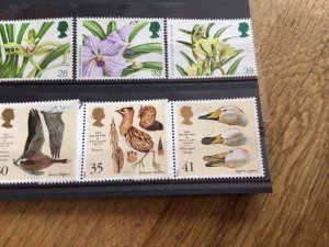 G. B. Ozone Plants & Birds mint never hinged stamps A11868