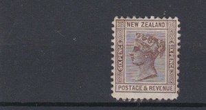 NEW ZEALAND 1897  S G 243  6D BROWN   MH CAT £70