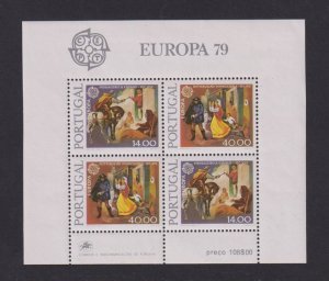 Portugal    #1423-1424a  MNH    1979  sheet  Europa