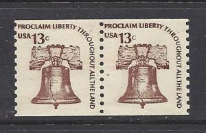 U.S. Sc.# 1618 fine/vf  mint unhinged pair dull gum 