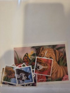 Stamps Sierra Leone Scott #2064-8 nh