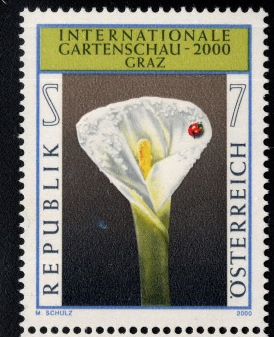 Austria Scott 1809 MNH** 2000 International Gardening Exhibition stamp