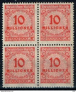 Germany 1923 Sc.#286 MNH Plate Print, with crack in the Rosette