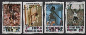 Congo, People's Rep 1980 - Scott C271-274 (4) - Olympic 