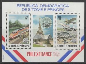 ST.TOME PRINCIPE Mi762/3 1982 PHILEXFRANCE MNH