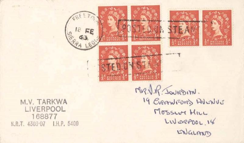 Sierra Leone Great Britain 1/2d QEII Wilding (6) 1963 Freetown, Sierra Leone ...