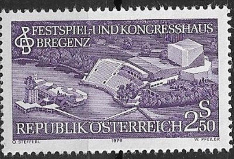 Austria 1979 Festival and Convention Center Bregenz SC# 1135 MNH