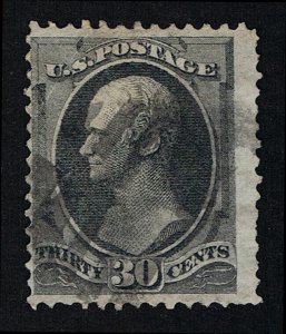 AFFORDABLE GENUINE SCOTT #154 USED 1870-71 NATIONAL BANK NOTE ISSUE 30¢ BLACK