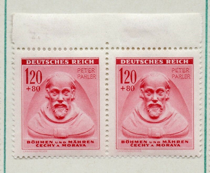 German Bohemia 1943 Early Issue Fine Mint Hinged 1.20K. NW-91573