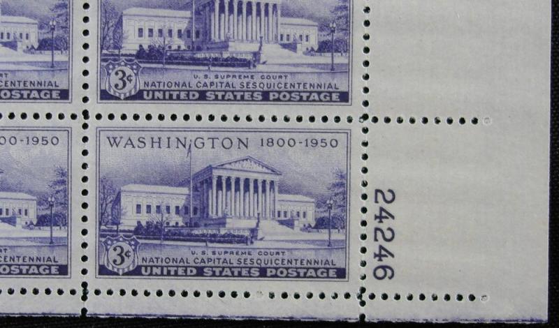 US #991 MNH Sheet of 50 Supreme Court