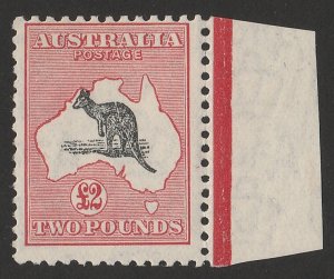 AUSTRALIA 1931 Kangaroo £2 wmk C of A. w/ variety. MNH **. ACSC cat $23,000. 