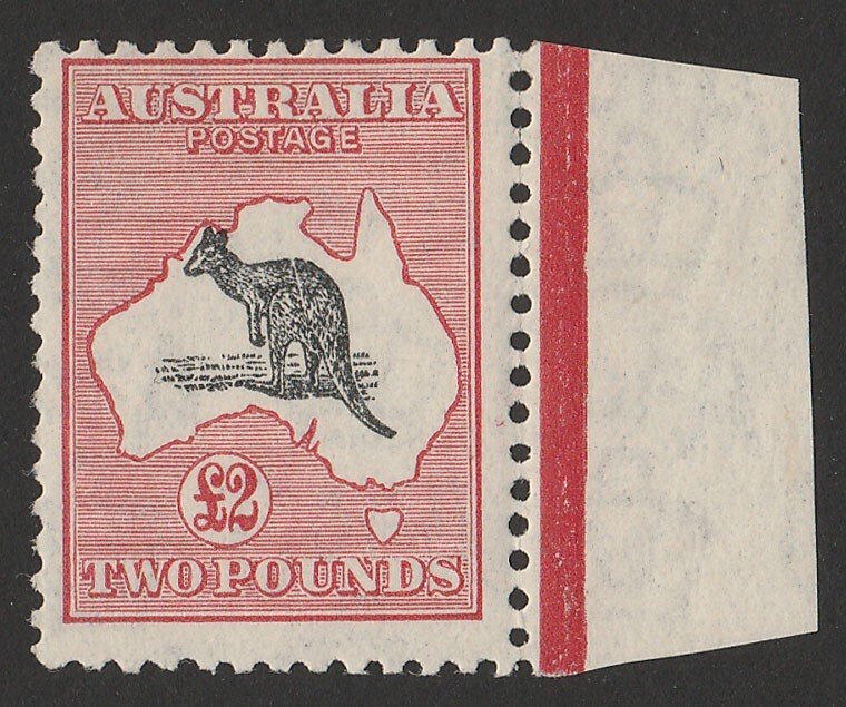 AUSTRALIA 1931 Kangaroo £2 wmk C of A. w/ variety. MNH **. ACSC cat $23,000. 