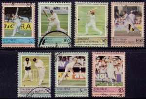 St. Vincent Grenadines, Union Island, 1984, Cricket Team Players, used*