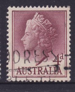 Australia Bargin Bin 1955 QE II - 4d used