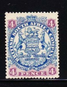 Rhodesia Scott Treasure Album# 30 4d Coat Of Arms Mint Hinged-