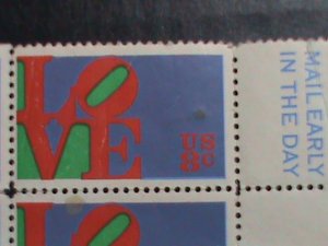 ​UNITED STATES-1973-SC#1475 LOVE STAMPS  MNH   BLOCK OF 4 FAIR