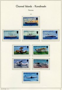 Channel Islands Collection on 58 pages -Guernsey and Alderney-SCV $415.00