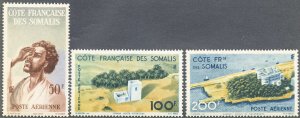 Somali Coast Stamps # 15-17 MNH Scott Value $26.25