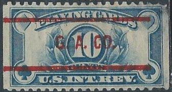 US RF23 (used filler, bad thin) 10¢ IRS playing cards stamp