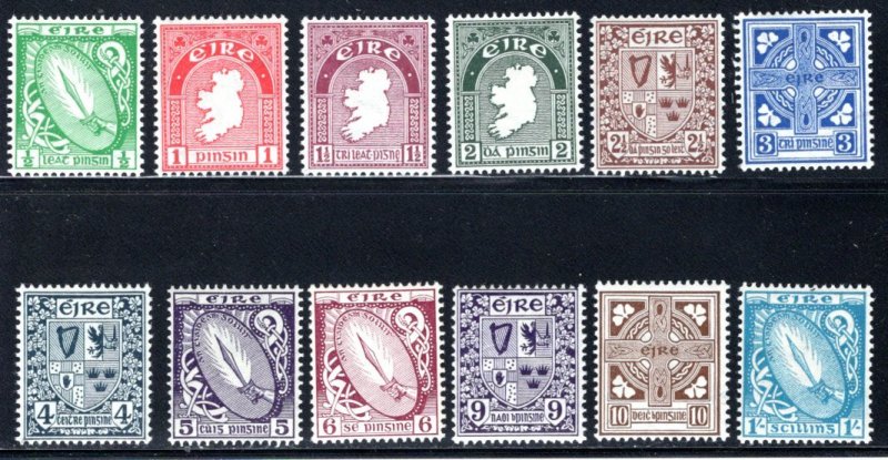 Ireland 106-117, VLH, F/VF, Unused, Cat $232.75  ...   2920563