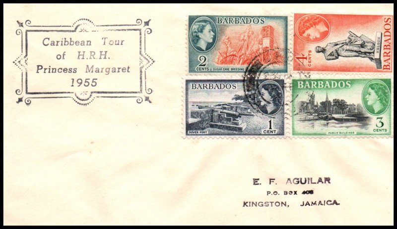 Barbados Caribbean Tour of Princess Margaret 1955 Cover