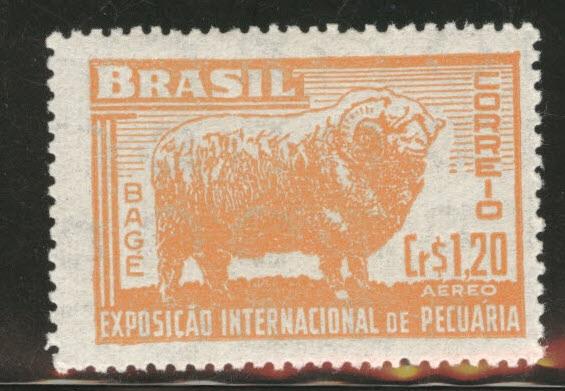 Brazil Scott C72 MH* 1948 Merino Ram airmail stamp