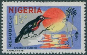 Nigeria 1965 SG174 1½d Splendid Sunbird MLH