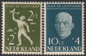Netherlands 1954 Sc B269-70 set MLH*