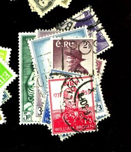 IRELAND 174 186-9 192-5 213-4 USED FVF Cat $27