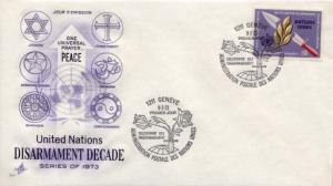 United Nations Geneva, First Day Cover