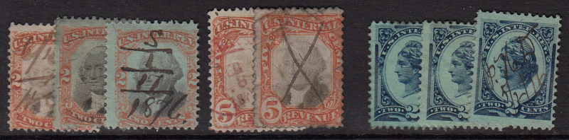 United States Revenue, Third Issue plus IRS, Lot 1