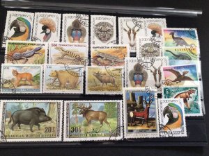 Tadzikistan Kyrgyzstan CCCP & Mongolia  stamps Ref 60759 