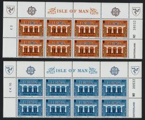 Isle of Man 260-1 Top Blocks MNH Europa