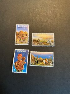 Stamps Botswana Scott #102-5 never hinged