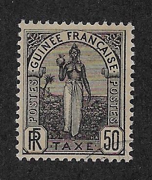 FRENCH GUINEA SC# J5  FVF/U    1905