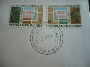 Postal History - Papua New Guinea - Scott# 204-205 - First Day Cover