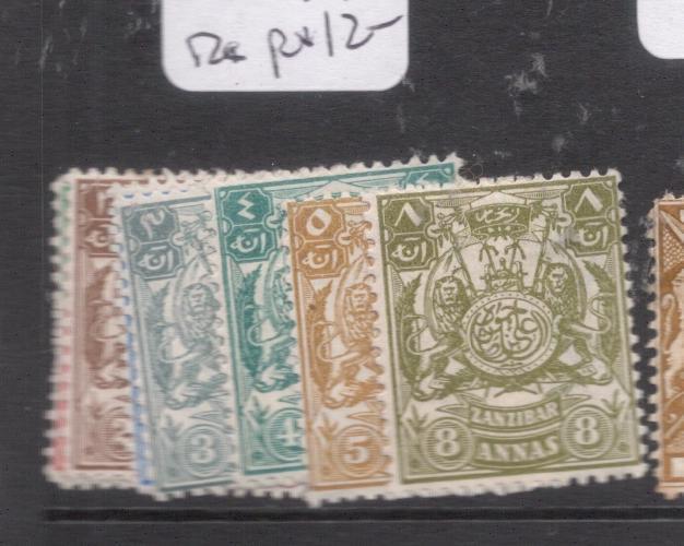 Zanzibar SG 210-5, 217, 219 MOG (5dln)