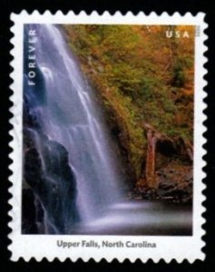 SC# 5800l - (66c) - Waterfalls Upper No. Car. - 12 of 12 Used Single Off paper