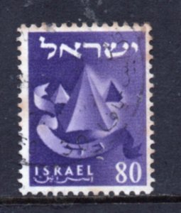 Israel  Scott # 111 used single