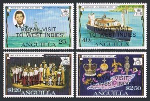 Anguilla 297-300,300a,MNH.Michel 286-289,Bl.17. Reign of QE II,-Royal visit,1977