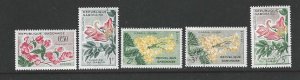 Gabon 154-159  MNH/Used  Short set