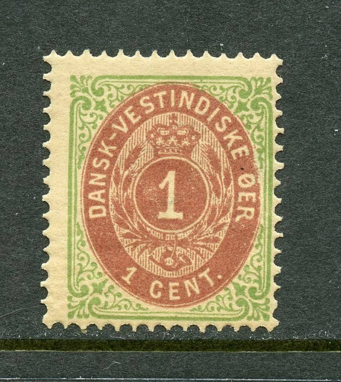 DANISH WEST INDIES SCOTT# 5e MINT NEVER HINGED AS SHOWN II CV $25