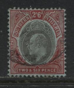 Southern Nigeria KEVII 1906 2/6d used