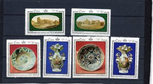 CUBA 1971 ART/METROPOLITAN MUSEUM HAVANA SET OF 6 STAMPS MNH