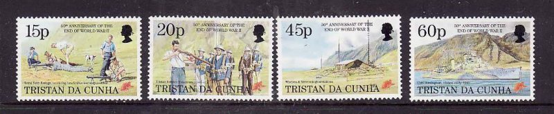 Tristan da Cunha-Sc#562-5- id7-Unused NH set-End of WWII-Ships-1995-